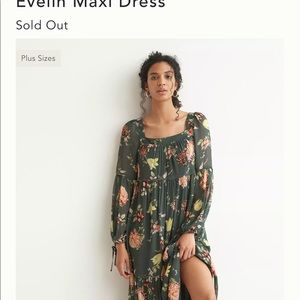 Anthropologie Evelyn maxi dress